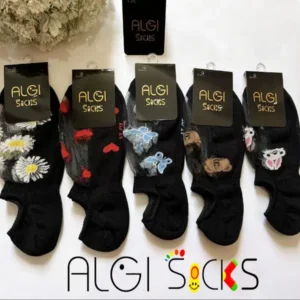 جوراب زنانه زیرقوزکی شیشه ای ریزبافت