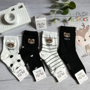 جوراب ساقدار بچه‌گانه ۴ طرح تم begi